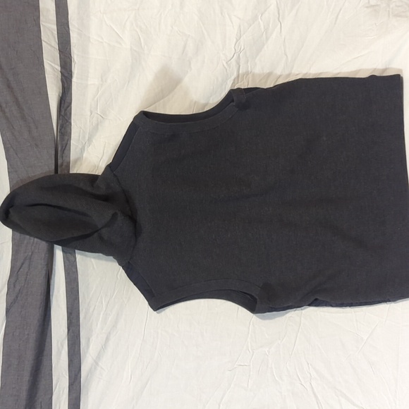 Size XL Navy Michael Kors Zip Up Hooded Vest - Picture 4 of 5